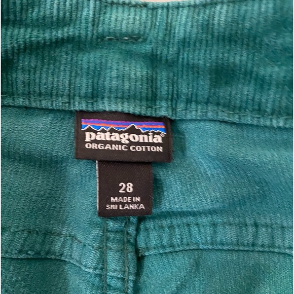 Patagonia Organic Cotton Corduroy Pants in Crater Blue Women's Size 28 - Picture 8 of 16